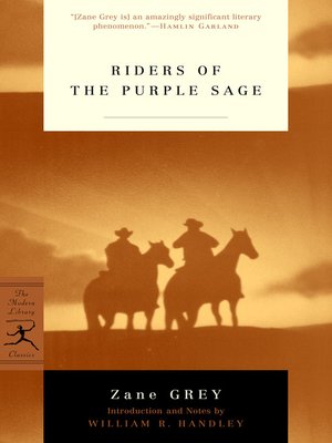 cover image of Riders of the Purple Sage